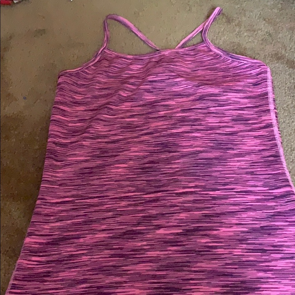 pink and purple athetic top